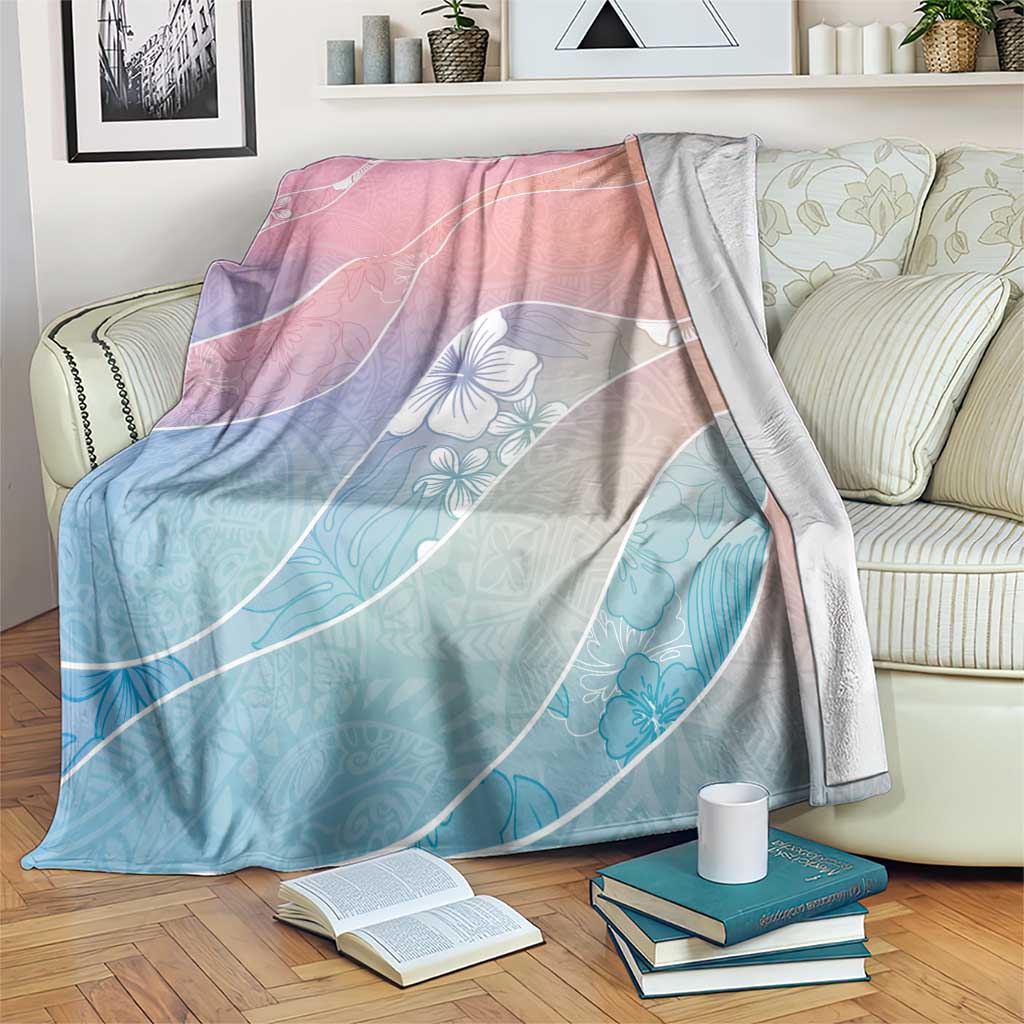 Aloha Hawaii Floral Tapa Blanket Patchwork Pastel Candy LT7 Pastel - Polynesian Pride