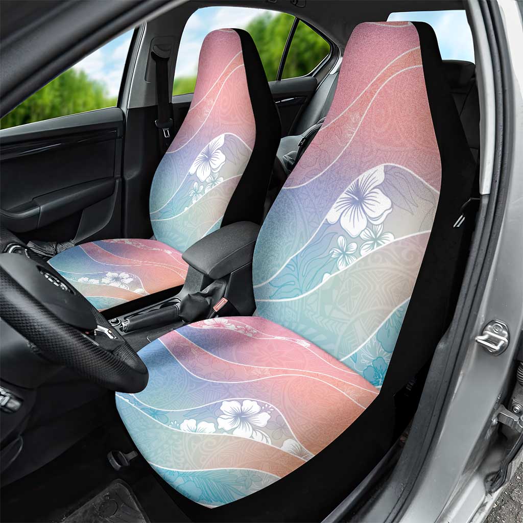 Aloha Hawaii Floral Tapa Car Seat Cover Patchwork Pastel Candy - Polynesian Pride