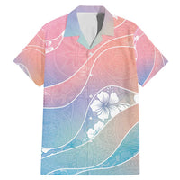 Aloha Hawaii Floral Tapa Family Matching Mermaid Dress and Hawaiian Shirt Patchwork Pastel Candy - Polynesian Pride