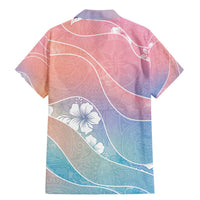 Aloha Hawaii Floral Tapa Family Matching Mermaid Dress and Hawaiian Shirt Patchwork Pastel Candy - Polynesian Pride