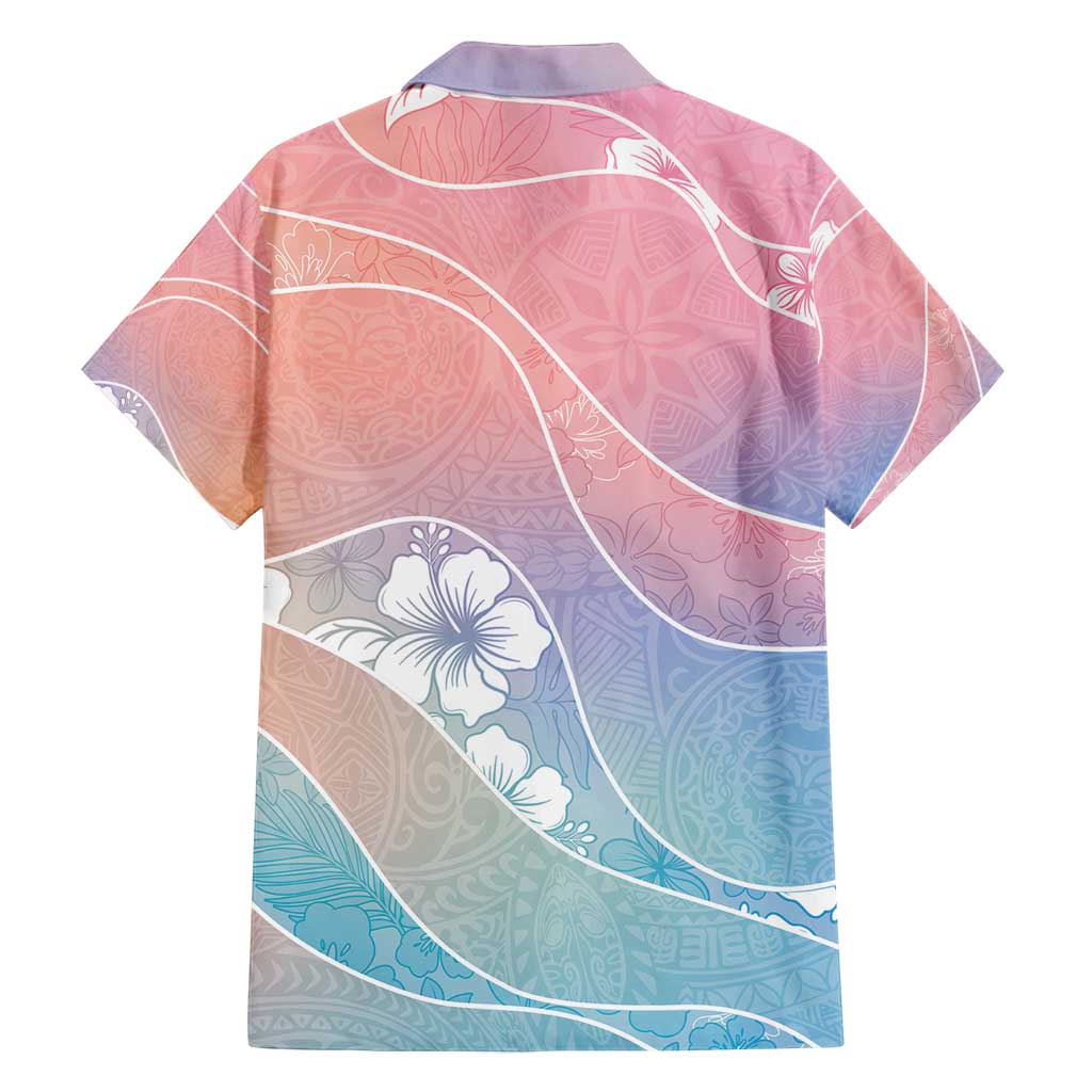 Aloha Hawaii Floral Tapa Family Matching Summer Maxi Dress and Hawaiian Shirt Patchwork Pastel Candy - Polynesian Pride