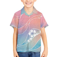 Aloha Hawaii Floral Tapa Family Matching Summer Maxi Dress and Hawaiian Shirt Patchwork Pastel Candy - Polynesian Pride