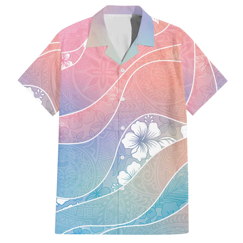 Aloha Hawaii Floral Tapa Hawaiian Shirt Patchwork Pastel Candy - Polynesian Pride