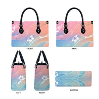 Aloha Hawaii Floral Tapa Leather Bag Patchwork Pastel Candy - Polynesian Pride