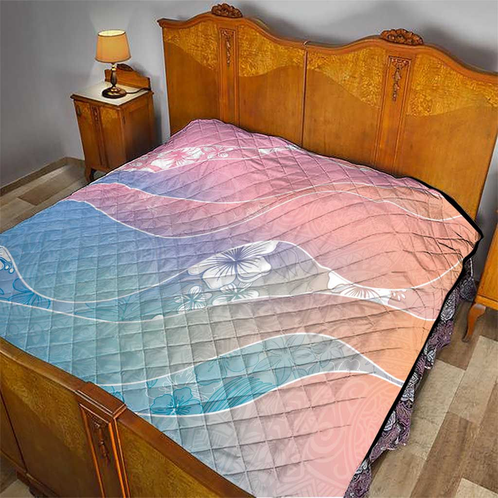 Aloha Hawaii Floral Tapa Quilt Patchwork Pastel Candy - Polynesian Pride