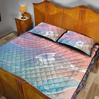 Aloha Hawaii Floral Tapa Quilt Bed Set Patchwork Pastel Candy - Polynesian Pride