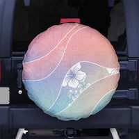 Aloha Hawaii Floral Tapa Spare Tire Cover Patchwork Pastel Candy - Polynesian Pride