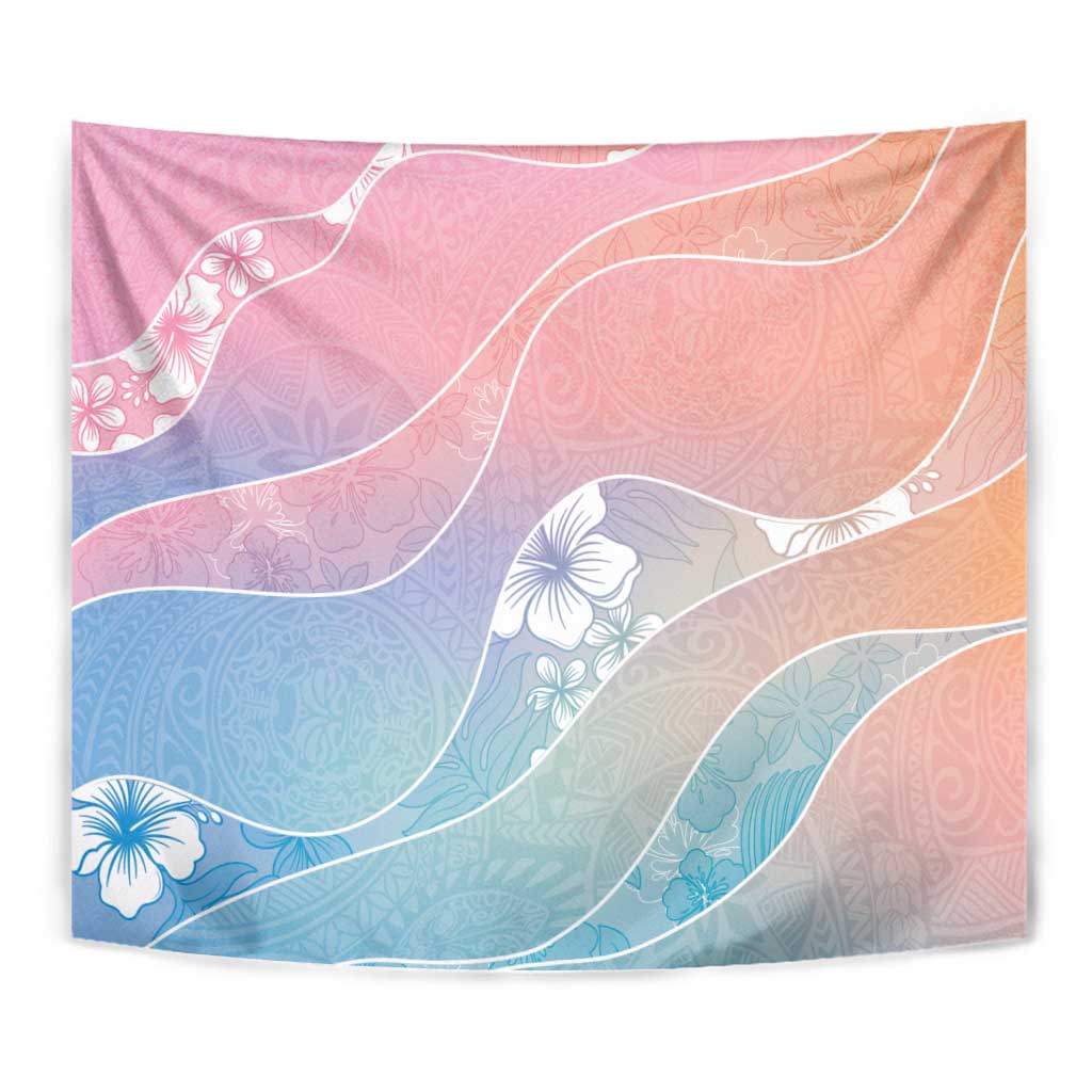 Aloha Hawaii Floral Tapa Tapestry Patchwork Pastel Candy - Polynesian Pride