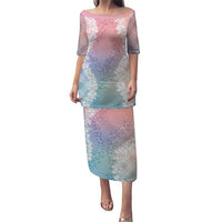 Hawaii Aloha Plumeria Lei Pastel Candy Palaka Puletasi - Polynesian Pride