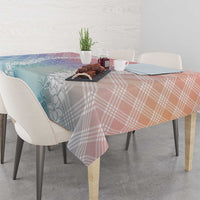 Hawaii Aloha Plumeria Lei Pastel Candy Palaka Tablecloth - Polynesian Pride