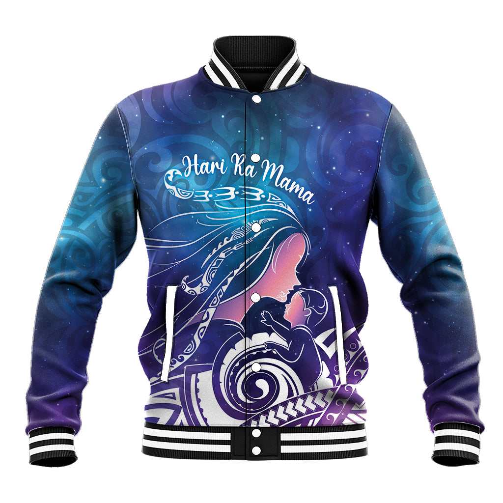 New Zealand Mother's Day Baseball Jacket Maori Hari Ra Mama
