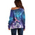 New Zealand Mother's Day Off Shoulder Sweater Maori Hari Ra Mama