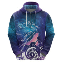 New Zealand Mother's Day Zip Hoodie Maori Hari Ra Mama