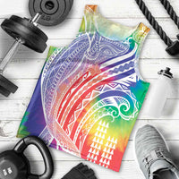 Aloha Pride Rainbow Tie Dye Men Tank Top Humpback Whale - Love is Love