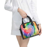 Aloha Pride Rainbow Tie Dye Shoulder Handbag Humpback Whale - Love is Love LT7 - Polynesian Pride
