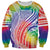 Aloha Pride Rainbow Tie Dye Sweatshirt Humpback Whale - Love is Love