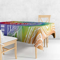 Aloha Pride Rainbow Tie Dye Tablecloth Humpback Whale - Love is Love