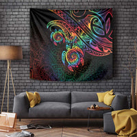 Hawaii Pride Tapestry Rainbow Swirls LT7 Colorful - Polynesian Pride