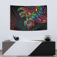 Hawaii Pride Tapestry Rainbow Swirls LT7 - Polynesian Pride