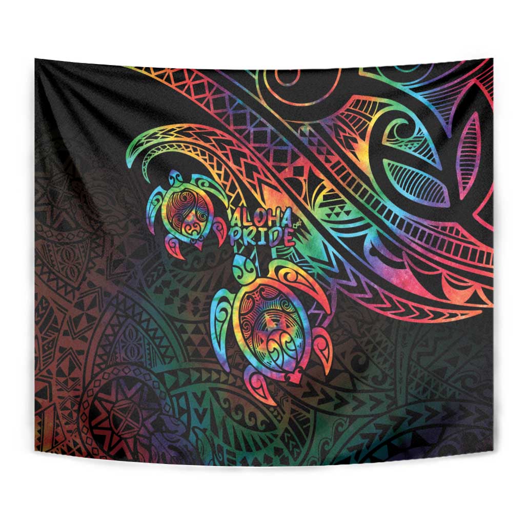 Hawaii Pride Tapestry Rainbow Swirls LT7 - Polynesian Pride