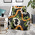 Aloha Festive Hawaii Blanket Mokihana - Maile and Ilima on Black - Polynesian Pride