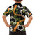 Aloha Festive Hawaii Kid Hawaiian Shirt Mokihana - Maile and Ilima on Black - Polynesian Pride