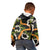 Aloha Festive Hawaii Kid Hoodie Mokihana - Maile and Ilima on Black - Polynesian Pride