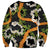 Aloha Festive Hawaii Sweatshirt Mokihana - Maile and Ilima on Black - Polynesian Pride