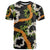 Aloha Festive Hawaii T Shirt Mokihana - Maile and Ilima on Black - Polynesian Pride