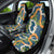 Aloha Festive Hawaii Car Seat Cover Mokihana - Maile and Ilima on Navy Blue - Polynesian Pride