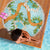 Aloha Festive Hawaii Beach Blanket Mokihana - Maile and Ilima on Turquoise - Polynesian Pride