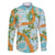 Aloha Festive Hawaii Family Matching Summer Maxi Dress and Hawaiian Shirt Mokihana - Maile and Ilima on Turquoise - Polynesian Pride