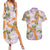Aloha Festive Hawaii Couples Matching Summer Maxi Dress and Hawaiian Shirt Mokihana - Maile and Ilima on Lilac - Polynesian Pride