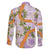 Aloha Festive Hawaii Family Matching Summer Maxi Dress and Hawaiian Shirt Mokihana - Maile and Ilima on Lilac - Polynesian Pride