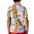 Aloha Festive Hawaii Kid Polo Shirt Mokihana - Maile and Ilima on Lilac - Polynesian Pride
