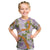 Aloha Festive Hawaii Kid T Shirt Mokihana - Maile and Ilima on Lilac - Polynesian Pride