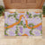Aloha Festive Hawaii Rubber Doormat Mokihana - Maile and Ilima on Lilac - Polynesian Pride