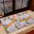 Aloha Festive Hawaii Rubber Doormat Mokihana - Maile and Ilima on Lilac - Polynesian Pride
