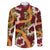 Aloha Festive Hawaii Family Matching Summer Maxi Dress and Hawaiian Shirt Mokihana - Maile and Ilima on Crimson - Polynesian Pride