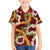 Aloha Festive Hawaii Family Matching Summer Maxi Dress and Hawaiian Shirt Mokihana - Maile and Ilima on Crimson - Polynesian Pride