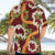 Aloha Festive Hawaii Hawaiian Shirt Mokihana - Maile and Ilima on Crimson - Polynesian Pride