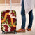 Aloha Festive Hawaii Luggage Cover Mokihana - Maile and Ilima on Crimson - Polynesian Pride