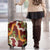 Aloha Festive Hawaii Luggage Cover Mokihana - Maile and Ilima on Crimson - Polynesian Pride