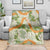 Aloha Festive Hawaii Blanket Mokihana - Maile Leis in Muted Summer - Polynesian Pride