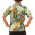 Aloha Festive Hawaii Family Matching Puletasi and Hawaiian Shirt Mokihana - Maile Leis in Muted Summer - Polynesian Pride