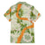 Aloha Festive Hawaii Family Matching Puletasi and Hawaiian Shirt Mokihana - Maile Leis in Muted Summer - Polynesian Pride