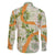Aloha Festive Hawaii Family Matching Puletasi and Hawaiian Shirt Mokihana - Maile Leis in Muted Summer - Polynesian Pride