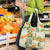 Aloha Festive Hawaii Grocery Bag Mokihana - Maile Leis in Muted Summer - Polynesian Pride
