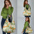 Aloha Festive Hawaii Grocery Bag Mokihana - Maile Leis in Muted Summer - Polynesian Pride
