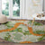 Aloha Festive Hawaii Round Carpet Mokihana - Maile Leis in Muted Summer - Polynesian Pride